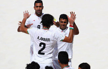 تیم ملی فوتبال ساحلی در رده پنجم جهان