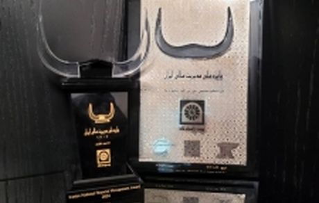 بیمه پاسارگاد تندیس بلورین پانزدهمین دوره جایزه ملی مدیریت مالی ایران را کسب کرد