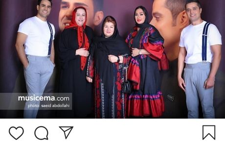 تیپ خفن الهام حمیدی در کنسرت + عکس