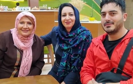 اصفهان گردی نیما شاهرخ شاهی با خانم بازیگر معروف + عکس