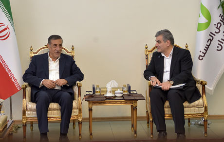 دیدار مدیرعامل بانک قرض‌الحسنه مهر ایران با سرپرست نهاد ریاست جمهوری