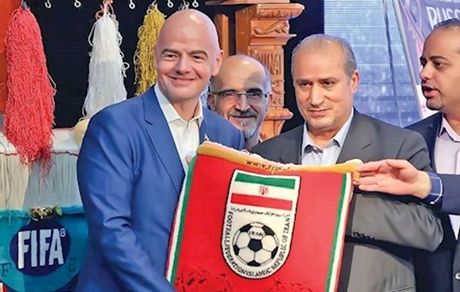 درخواست حیاتی اینفانتینو از کنگره فیفا برای کمک به فوتبال ایران