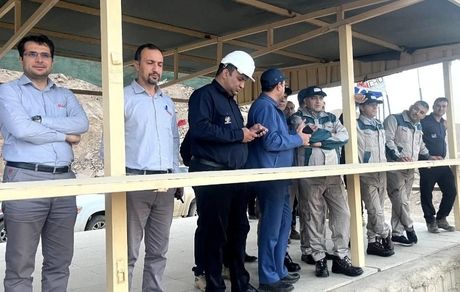 بازدید معاون اکتشاف و بهره‌برداری ایمپاسکو از معدن جلال آباد زرند