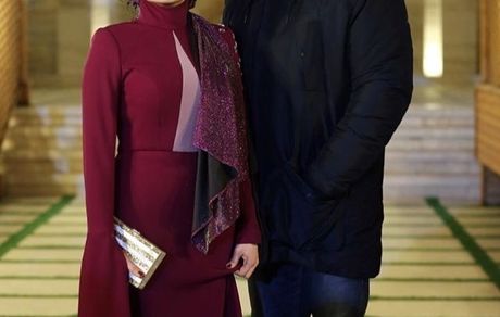 منوچهر هادی و همسرش در دل + عکس