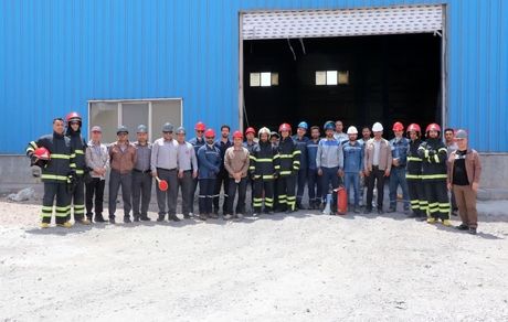 شرکت آلومینای ایران؛ برگزاری مانور انفجار کوره القایی در واحد ۳۵۱ شمش با هدف ارزیابی آمادگی در شرایط اضطراری