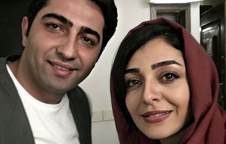 ساره بیات در کنار داماد بدشانس + عکس