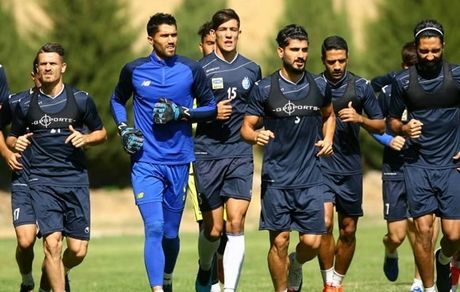 تمرین امروز استقلال با حضور رسانه‌ها