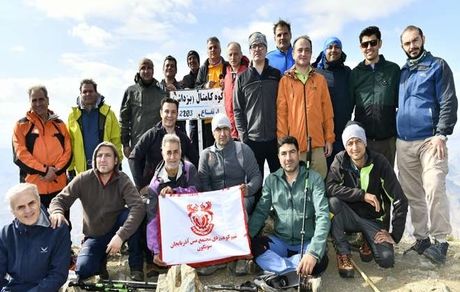 صعود تیم کوهنوردی مس سونگون به قله کامتال
