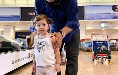 عکس دو نفره مهران مدیری و نی نی 
