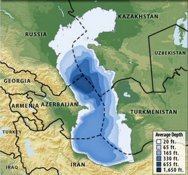 عقب‌نشینی دریای خزر!