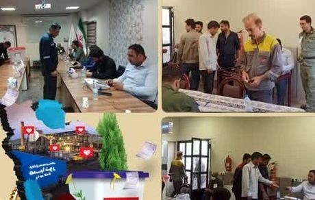 حضور مدیران و کارکنان صبانور در دور دوم انتخابات ریاست جمهوری