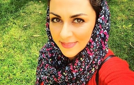 گردش خانم بازیگر در روزهای پاییزی + عکس