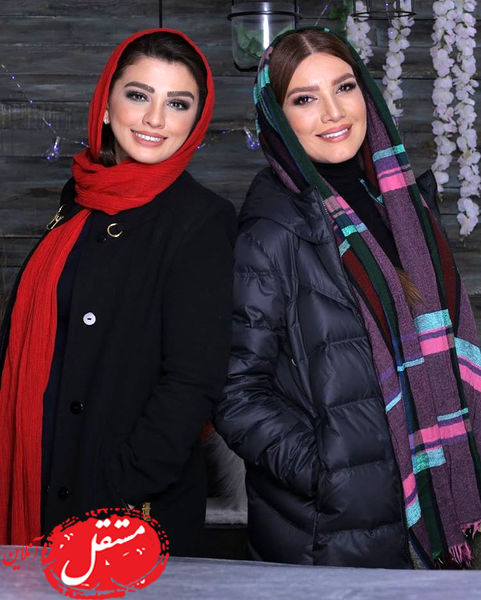 متین ستوده در کنار بازیگر زیبا + عکس