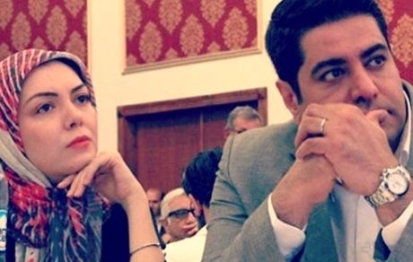 آزاده نامداری و همسرش در یک مراسم +عکس