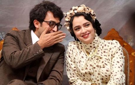 مصطفی زمانی و شهرزاد سر سفره عقد + عکس 