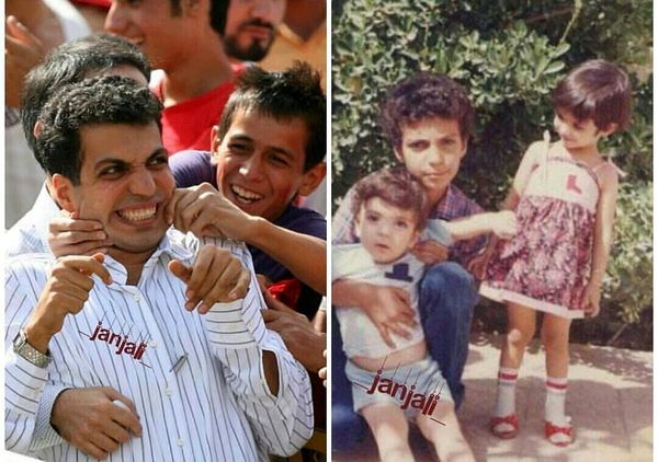 عکس زیر خاکی از کودکی های عادل فردوسی پور 