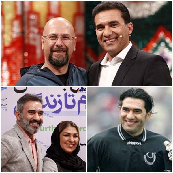 احمدرضا عابدزاده درکنار همسر و پسر بزرگش / عکس