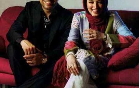 مهدی پاکدل و همسر سابقش + عکس
