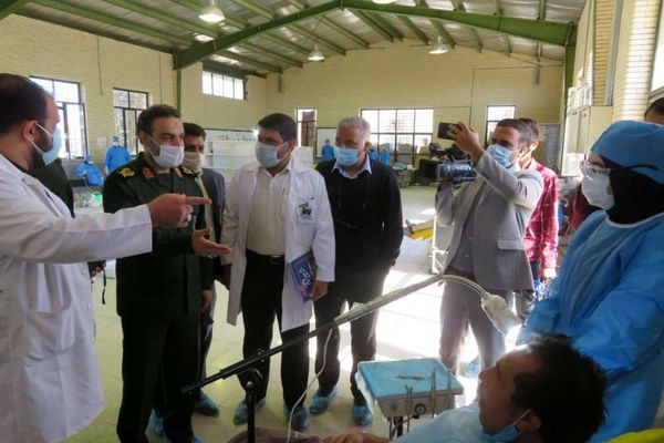 اردوی جهادی درمانی در جیرفت برگزار شد