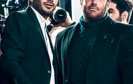 سوپراستار سینما در کنار یکی از دوستانش + عکس