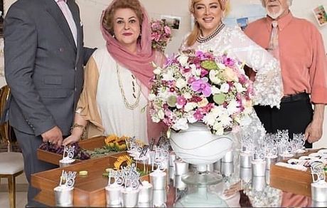 پدر شوهر و مادر شوهر شیک بهاره رهنما + عکس