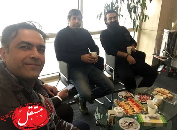 بازیگر وارش در کنار همکاران جدیدش + عکس