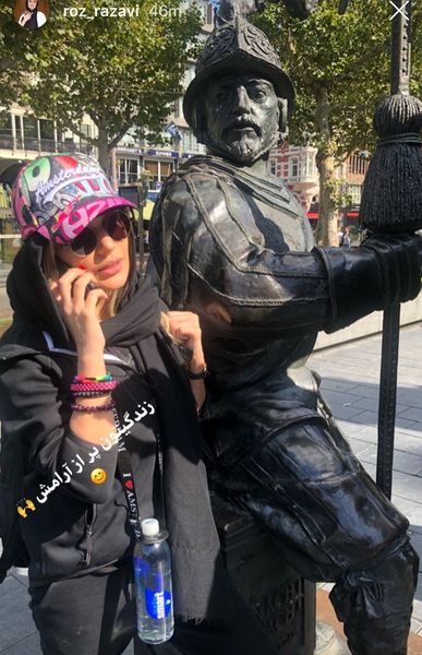 رز رضوی و آقای سرباز + عکس