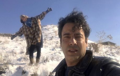 برف بازی زوج دوستداشتنی سینما + عکس