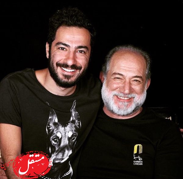 نوید محمد زاده و بازیگر پیشکسوت در یک قاب + عکس