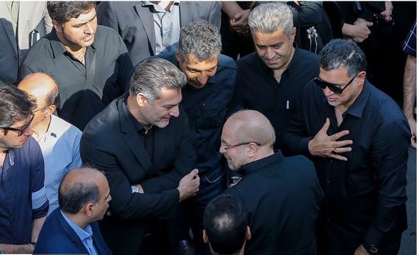 برخورد گرم عادل فردوسی پور و قالیباف