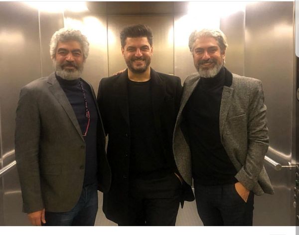 عکس آسانسوری سه مو قشنگ بازیگری 