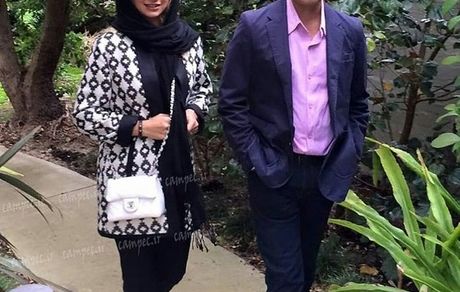 شبنم قلی خانی و همسرش + عکس