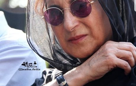 چهره عزادار فاطمه معتمد آریا معروف به سیمین + عکس