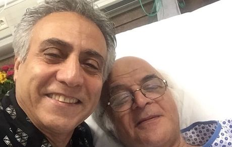 عیادت آقای بازیگر از فریدون جیرانی در بیمارستان + عکس