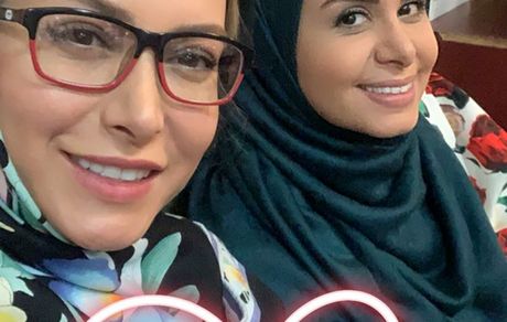 فریبا نادری در کنار مجری معروف + عکس
