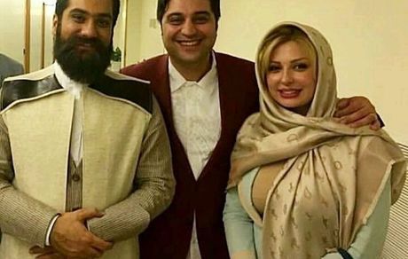 نیوشا ضیغمی در کنار خواننده معروف + عکس