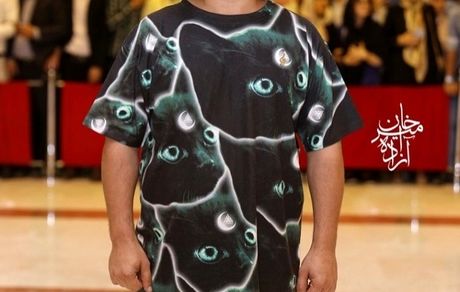 لباس گربه ای علی صادقی + عکس