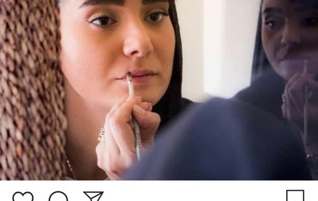 عکس میکاپی مینا وحید 