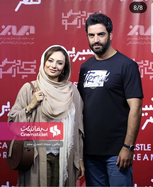 خانم بازیگر در کنار همسر کارگردانش + عکس