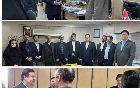 بازدید مدیرعامل بانک ملت از چند شعبه و واحد ستادی در تهران