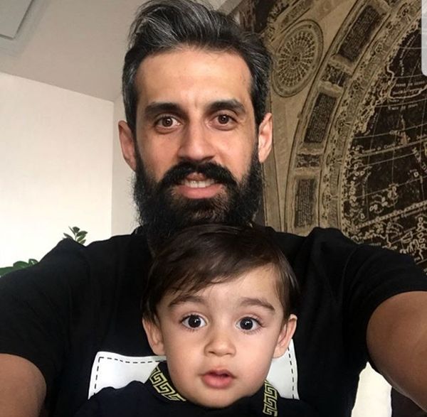 سلفی سعید معروف و خواهر زاده اش + عکس