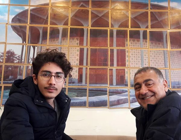 عاشقانه های آقای بازیگر برای پسرش + عکس