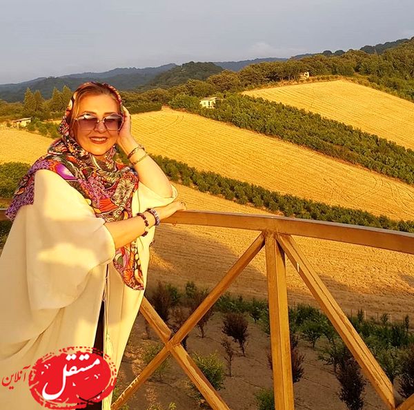 مرجانه گلچین در مناظر زیبا + عکس