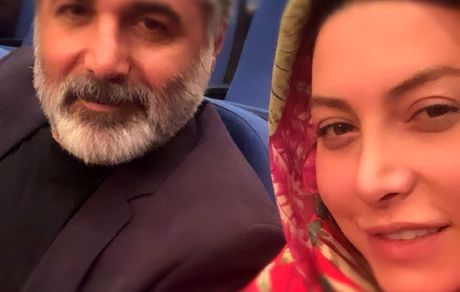 فریبا نادری و آقای بازیگر معروف + عکس