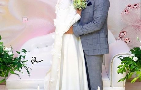 لباس عروس خفن خانم بازیگر + عکس