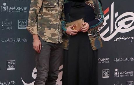 فوتبالیست مشهور و همسرش در اکران خصوصی هزارتو + عکس