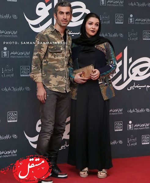 فوتبالیست مشهور و همسرش در اکران خصوصی هزارتو + عکس