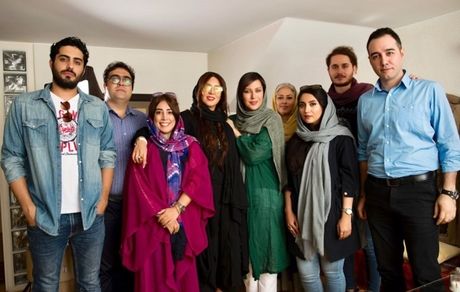 مهتاب کرامتی و زهره فکور صبور در یک عکس دسته جمعی + عکس