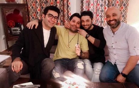 فرزاد حسنی در تولد داماد بازیگر مشهور + عکس