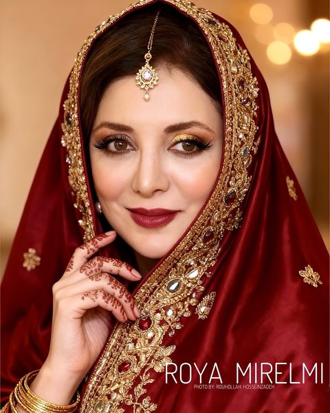 رویا میرعلمی با استایل هندی